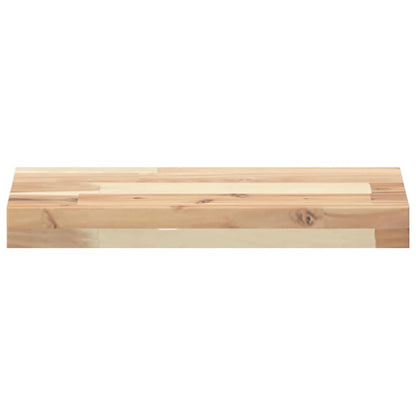 vidaXL Floating Shelf 40x20x4 cm Untreated Solid Wood Acacia