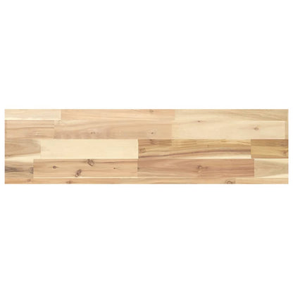 vidaXL Floating Shelf 80x20x4 cm Untreated Solid Wood Acacia