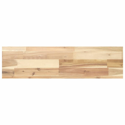 vidaXL Floating Shelf 100x20x4 cm Untreated Solid Wood Acacia