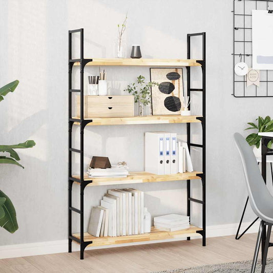 vidaXL Floating Shelf 100x20x4 cm Untreated Solid Wood Acacia