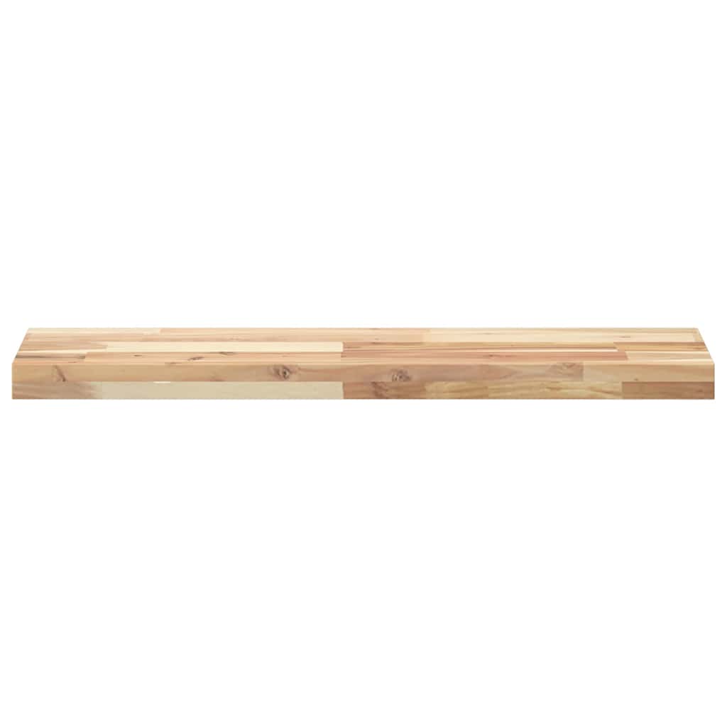 vidaXL Floating Shelves 4 pcs 100x20x4 cm Untreated Solid Wood Acacia