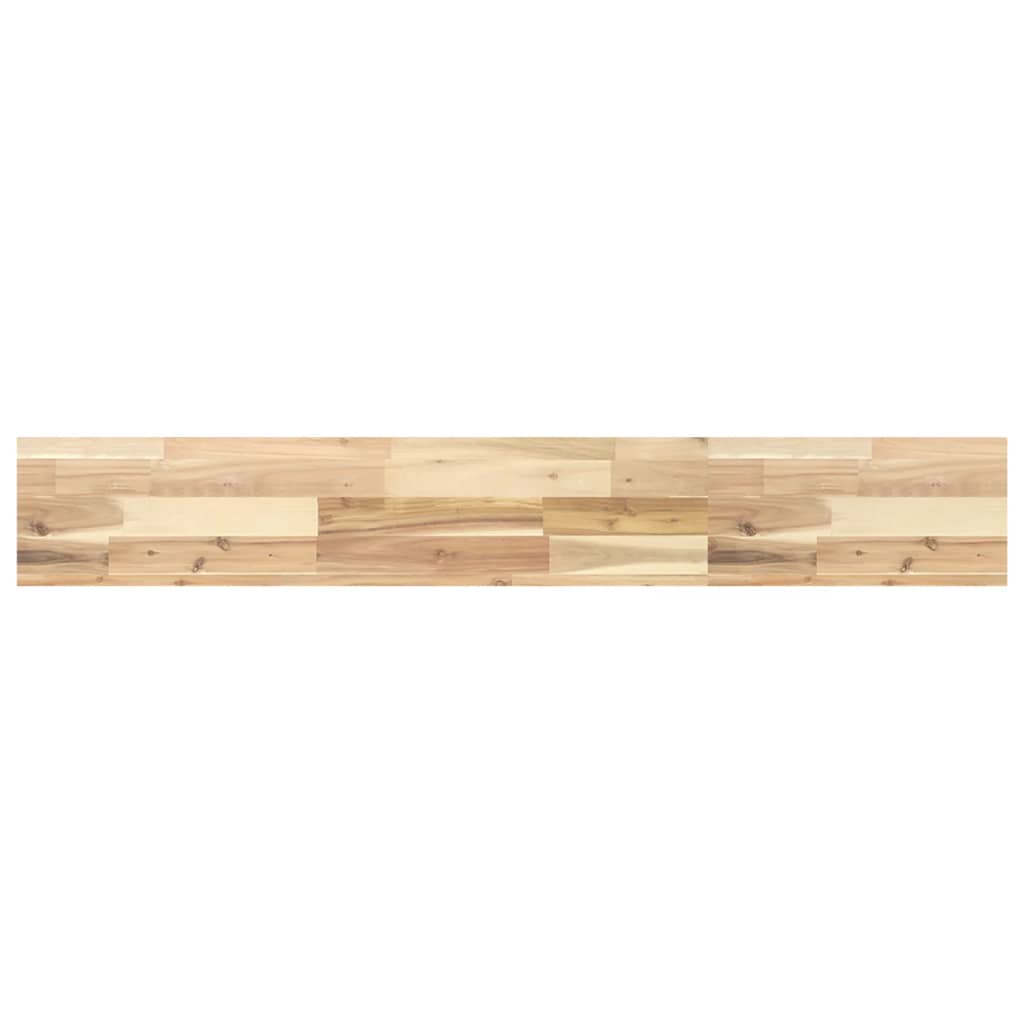 vidaXL Floating Shelf 120x20x4 cm Untreated Solid Wood Acacia