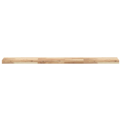 vidaXL Floating Shelves 3 pcs 140x20x4 cm Untreated Solid Wood Acacia