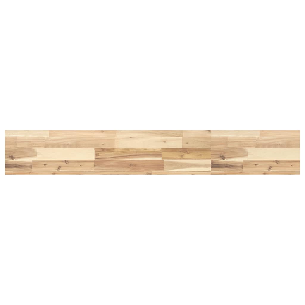 vidaXL Floating Shelves 3 pcs 140x20x4 cm Untreated Solid Wood Acacia