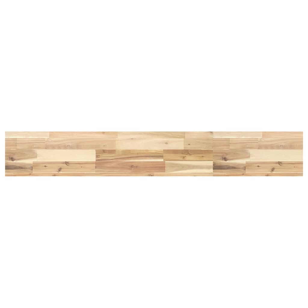 vidaXL Floating Shelf 160x20x4 cm Untreated Solid Wood Acacia