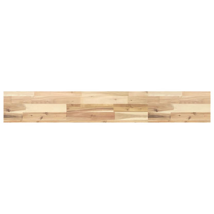 vidaXL Floating Shelf 160x20x4 cm Untreated Solid Wood Acacia