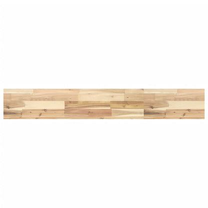 vidaXL Floating Shelves 3 pcs 160x20x4 cm Untreated Solid Wood Acacia