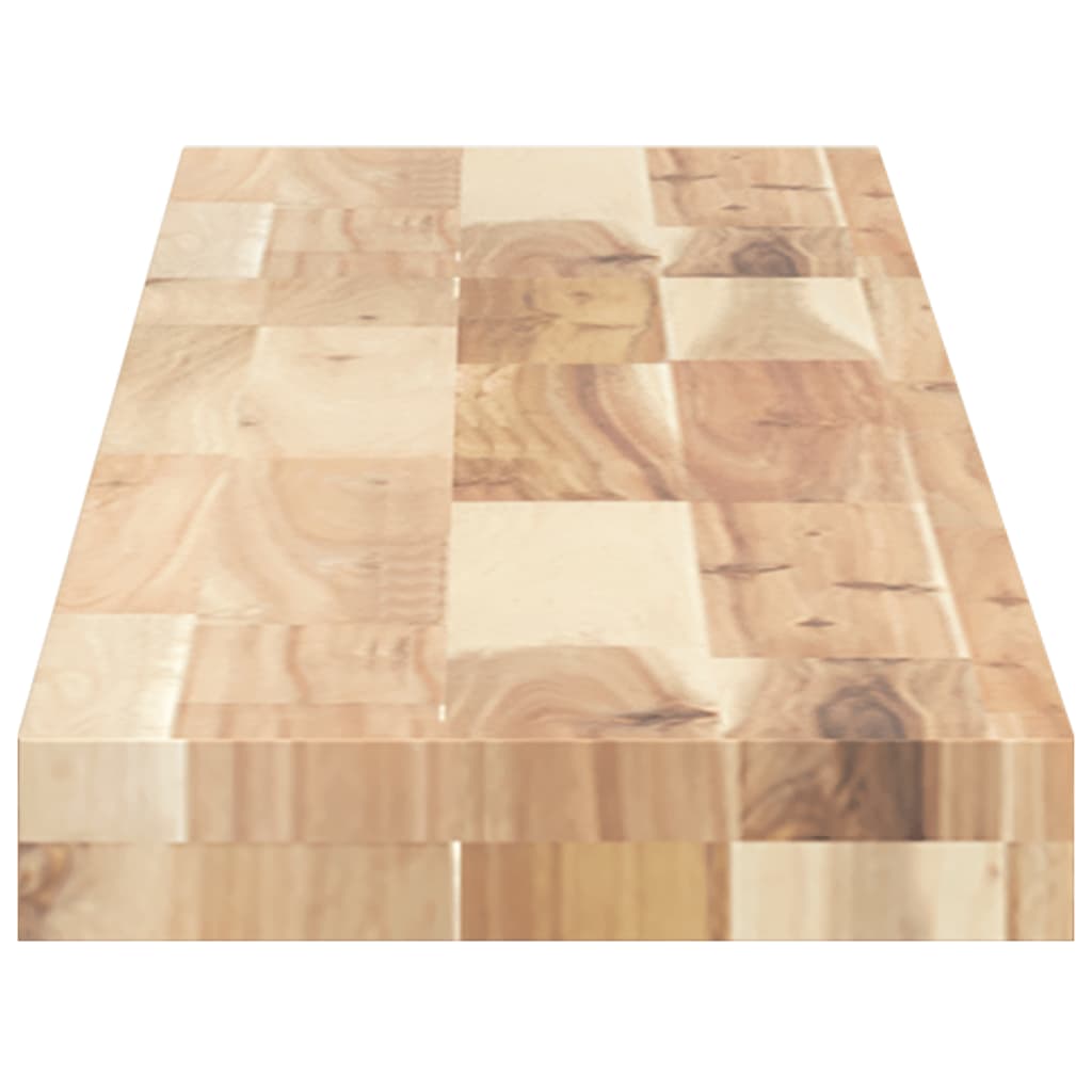 vidaXL Floating Shelves 4 pcs 160x20x4 cm Untreated Solid Wood Acacia