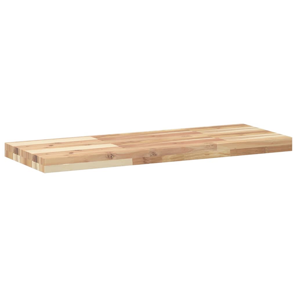 vidaXL Floating Shelves 3 pcs 100x30x4 cm Untreated Solid Wood Acacia
