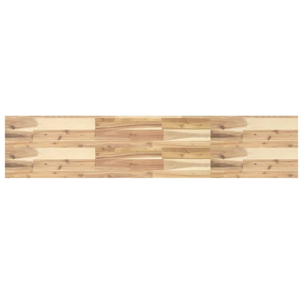 vidaXL Floating Shelf 140x30x4 cm Untreated Solid Wood Acacia