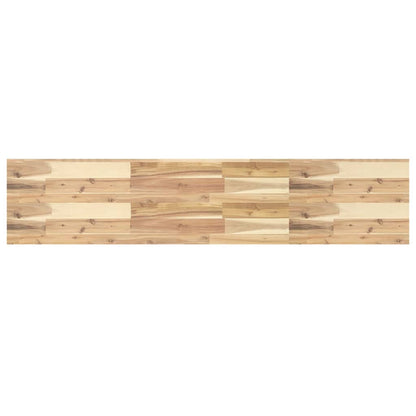 vidaXL Floating Shelves 2 pcs 140x30x4 cm Untreated Solid Wood Acacia