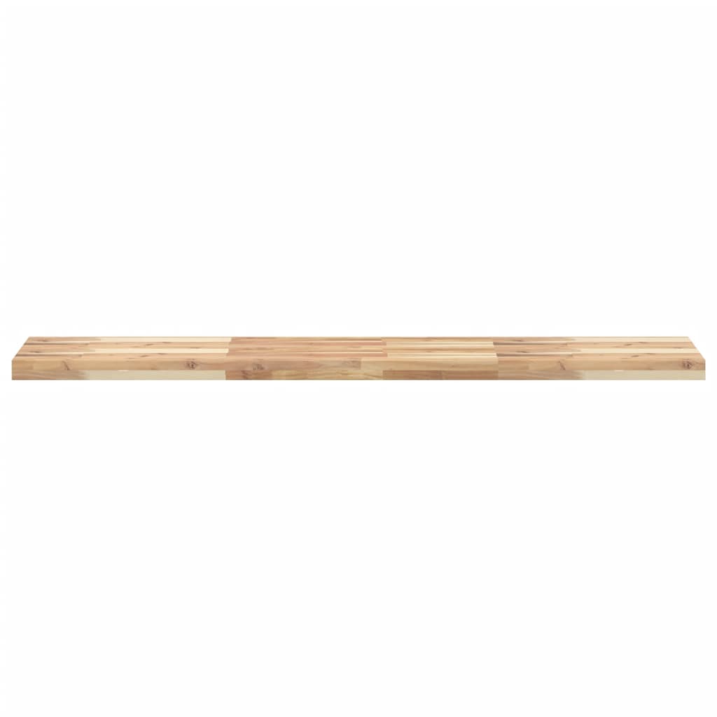 vidaXL Floating Shelf 160x30x4 cm Untreated Solid Wood Acacia