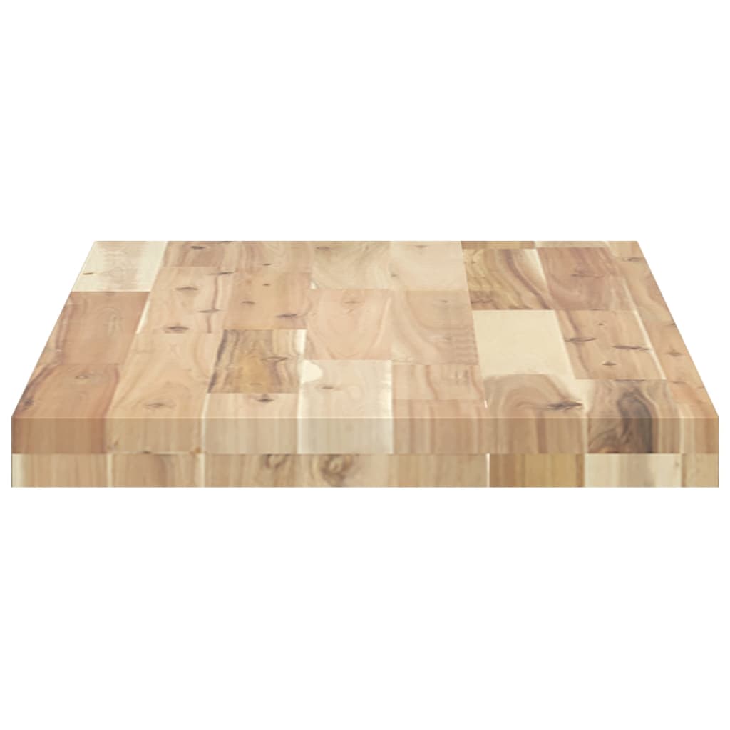 vidaXL Floating Shelves 2 pcs 60x40x4 cm Untreated Solid Wood Acacia