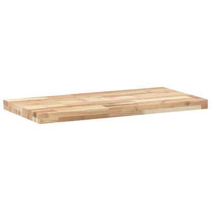 vidaXL Floating Shelves 3 pcs 80x40x4 cm Untreated Solid Wood Acacia