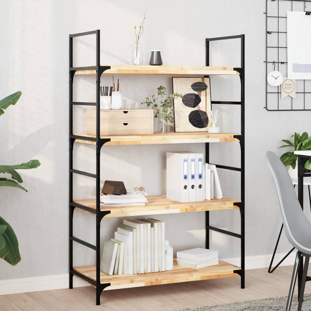 vidaXL Floating Shelves 2 pcs 100x40x4 cm Untreated Solid Wood Acacia
