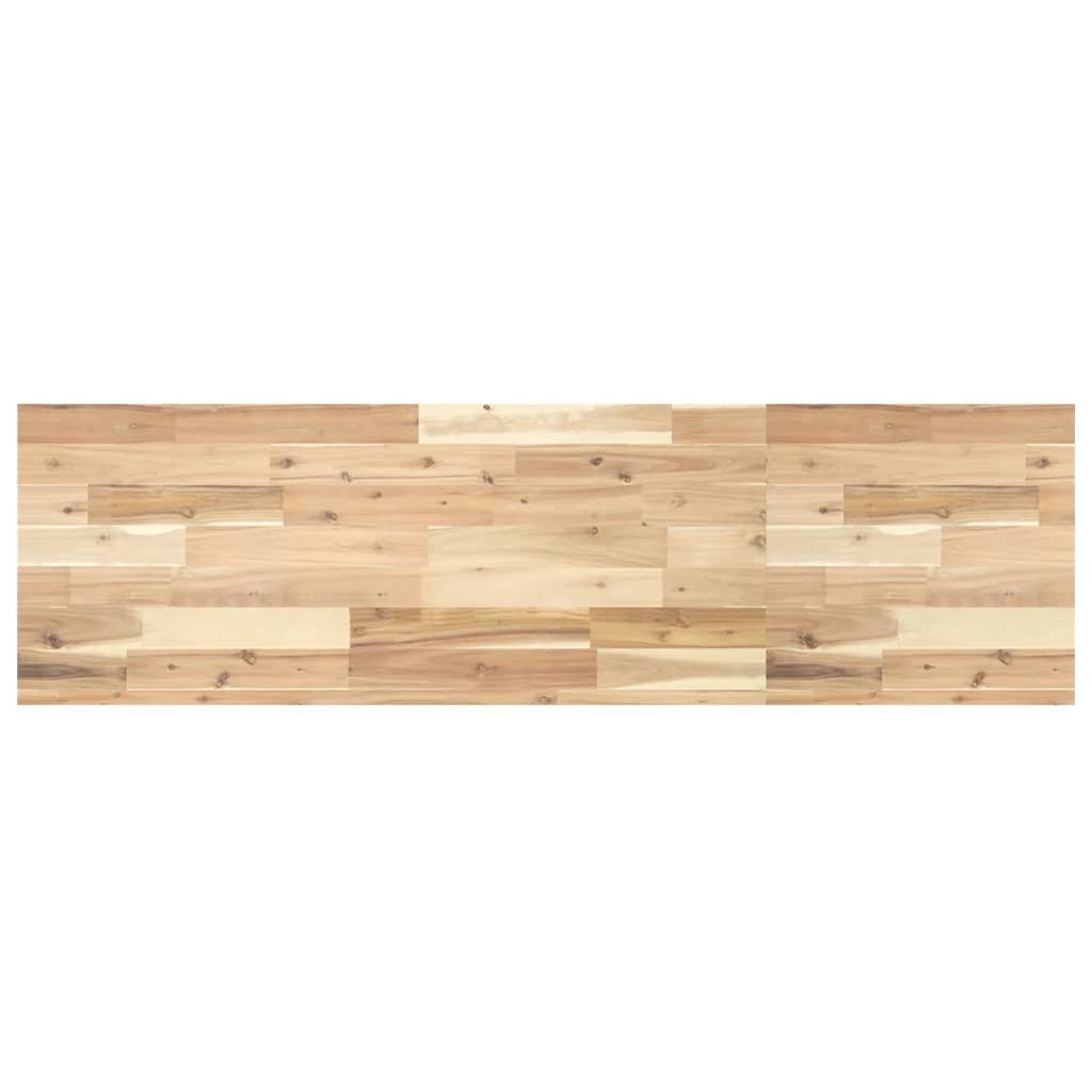 vidaXL Floating Shelf 120x40x4 cm Untreated Solid Wood Acacia