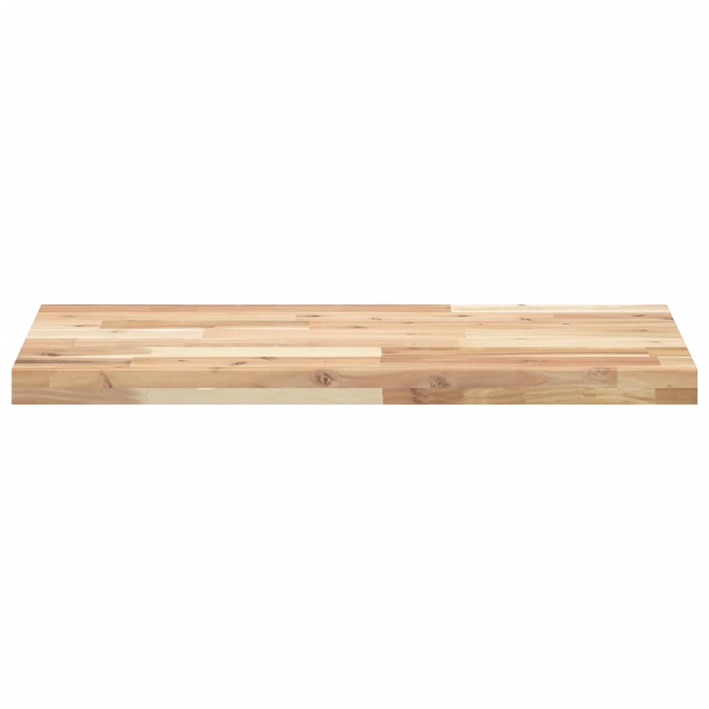 vidaXL Floating Shelves 3 pcs 120x40x4 cm Untreated Solid Wood Acacia