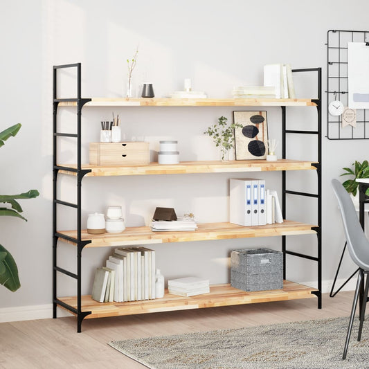 vidaXL Floating Shelves 2 pcs 160x40x4 cm Untreated Solid Wood Acacia