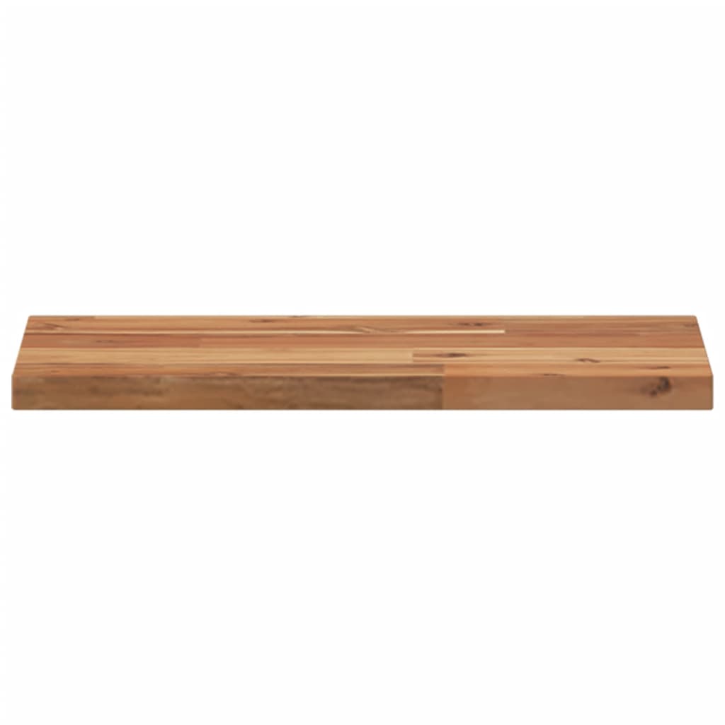 vidaXL Floating Shelves 2 pcs 60x20x2 cm Oil Finished Solid Wood Acacia