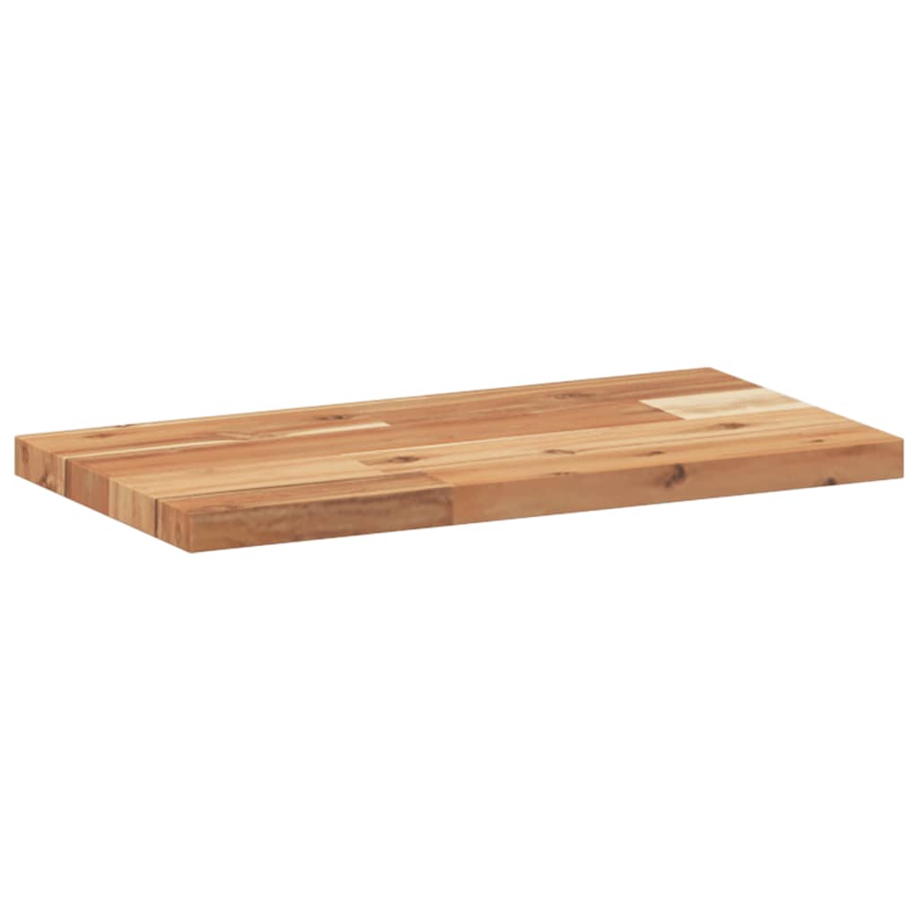 vidaXL Floating Shelves 2 pcs 60x20x2 cm Oil Finished Solid Wood Acacia