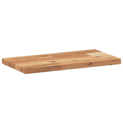 vidaXL Floating Shelves 2 pcs 60x20x2 cm Oil Finished Solid Wood Acacia