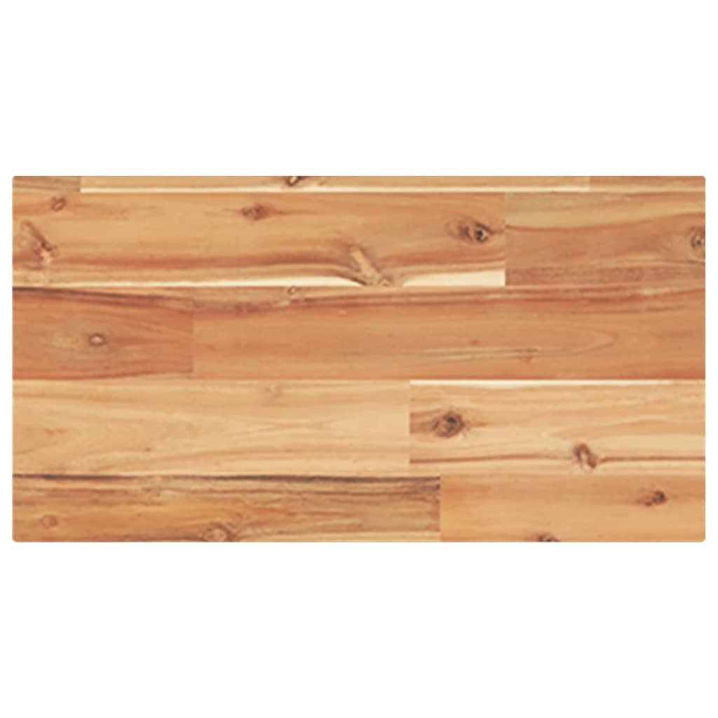 vidaXL Floating Shelves 2 pcs 60x20x2 cm Oil Finished Solid Wood Acacia