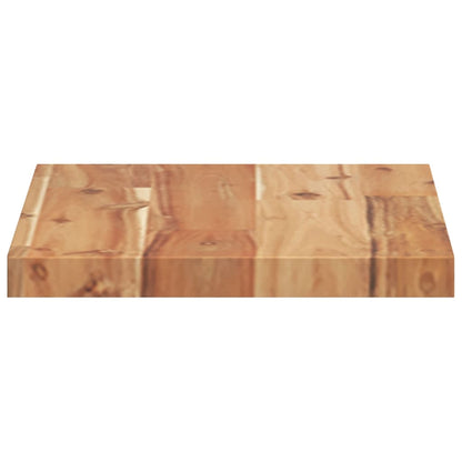vidaXL Floating Shelves 4 pcs 60x20x2 cm Oil Finished Solid Wood Acacia