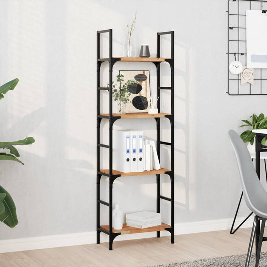 vidaXL Floating Shelves 4 pcs 60x20x2 cm Oil Finished Solid Wood Acacia