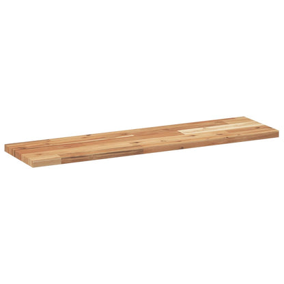 vidaXL Floating Shelves 2 pcs 80x20x2 cm Oil Finished Solid Wood Acacia