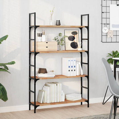 vidaXL Floating Shelves 2 pcs 80x20x2 cm Oil Finished Solid Wood Acacia