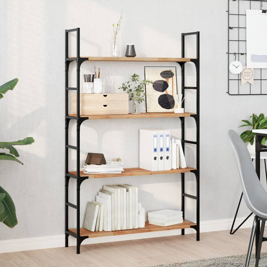 vidaXL Floating Shelves 4 pcs 100x20x2 cm Oil Finished Solid Wood Acacia