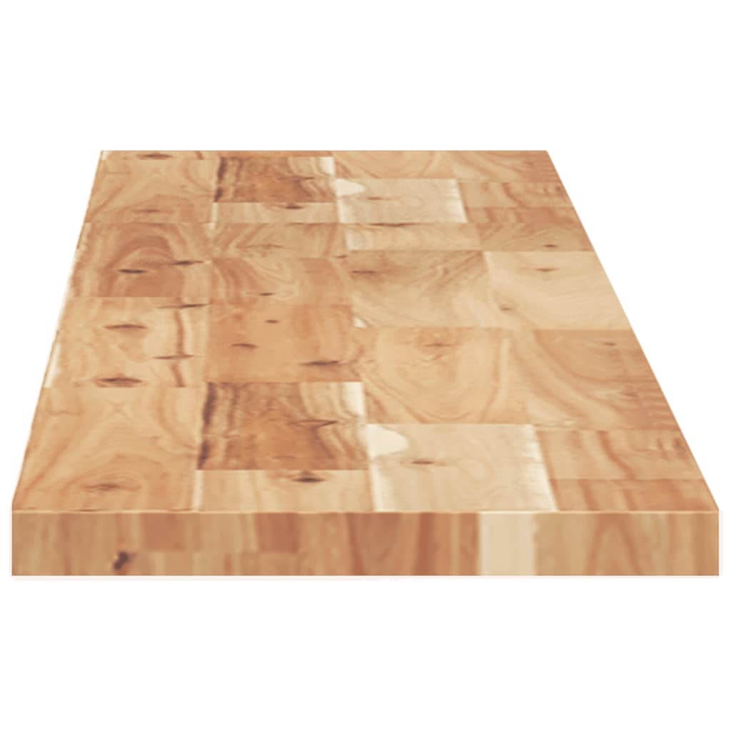 vidaXL Floating Shelf 120x20x2 cm Oil Finished Solid Wood Acacia
