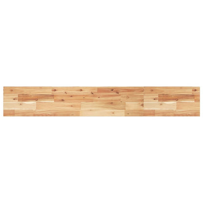 vidaXL Floating Shelves 2 pcs 140x20x2 cm Oil Finished Solid Wood Acacia