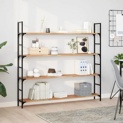 vidaXL Floating Shelves 3 pcs 160x20x2 cm Oil Finished Solid Wood Acacia