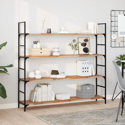 vidaXL Floating Shelves 3 pcs 120x30x2 cm Oil Finished Solid Wood Acacia