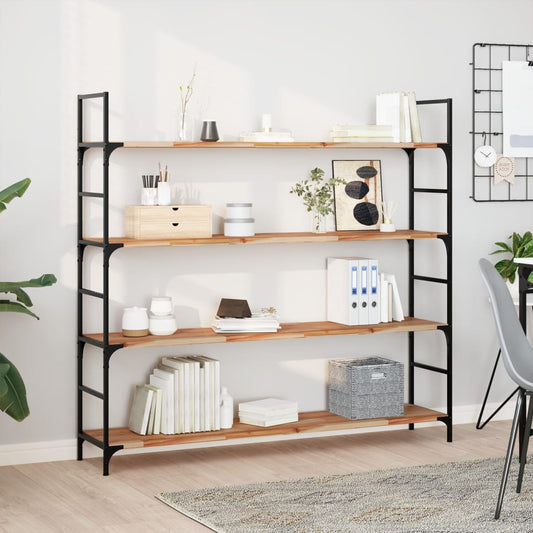 vidaXL Floating Shelves 4 pcs 120x30x2 cm Oil Finished Solid Wood Acacia