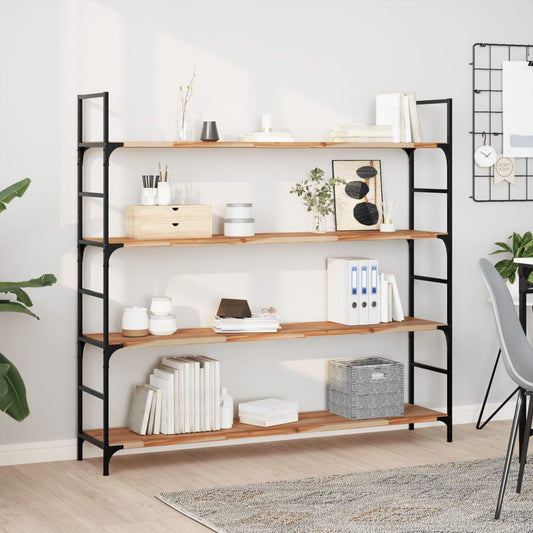 vidaXL Floating Shelves 2 pcs 160x30x2 cm Oil Finished Solid Wood Acacia
