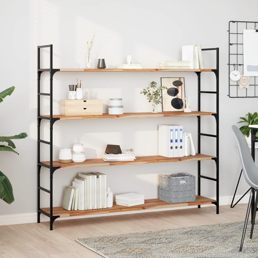 vidaXL Floating Shelves 4 pcs 160x30x2 cm Oil Finished Solid Wood Acacia