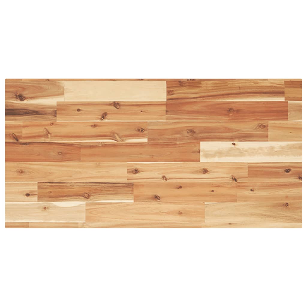 vidaXL Floating Shelves 2 pcs 80x40x2 cm Oil Finished Solid Wood Acacia