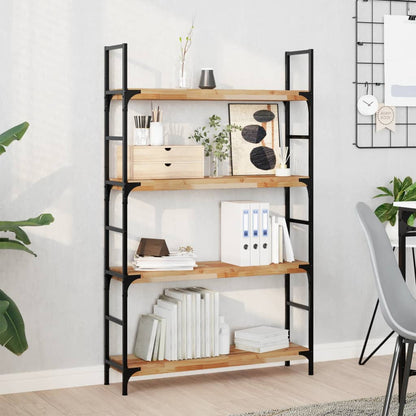 vidaXL Floating Shelves 2 pcs 80x20x4 cm Oil Finished Solid Wood Acacia