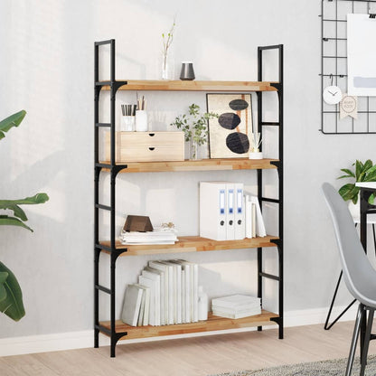 vidaXL Floating Shelves 4 pcs 80x20x4 cm Oil Finished Solid Wood Acacia