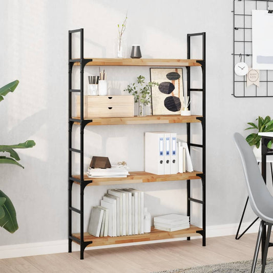 vidaXL Floating Shelves 4 pcs 80x20x4 cm Oil Finished Solid Wood Acacia
