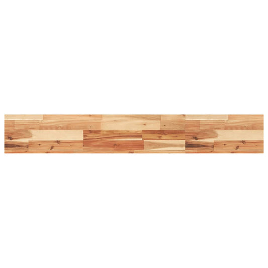 vidaXL Floating Shelf 120x20x4 cm Oil Finished Solid Wood Acacia