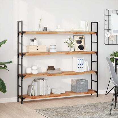 vidaXL Floating Shelves 3 pcs 160x20x4 cm Oil Finished Solid Wood Acacia