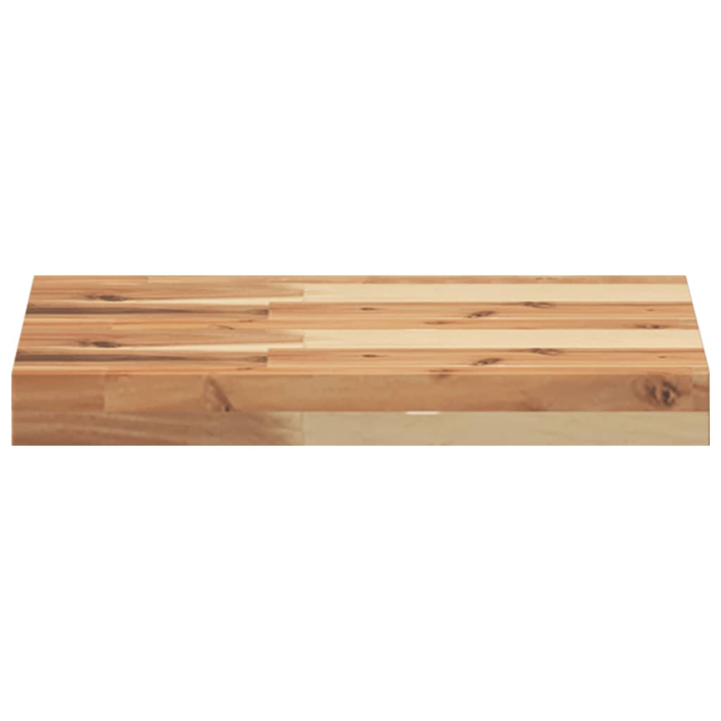 vidaXL Floating Shelf 60x30x4 cm Oil Finished Solid Wood Acacia