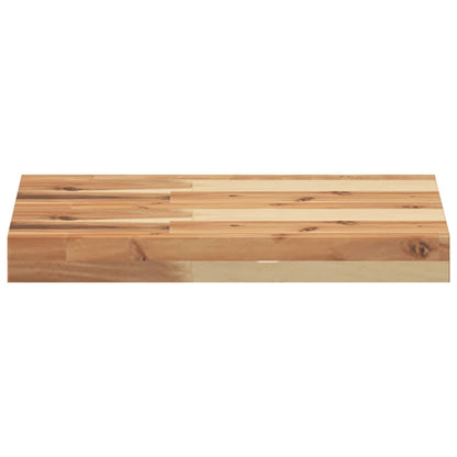 vidaXL Floating Shelf 60x30x4 cm Oil Finished Solid Wood Acacia