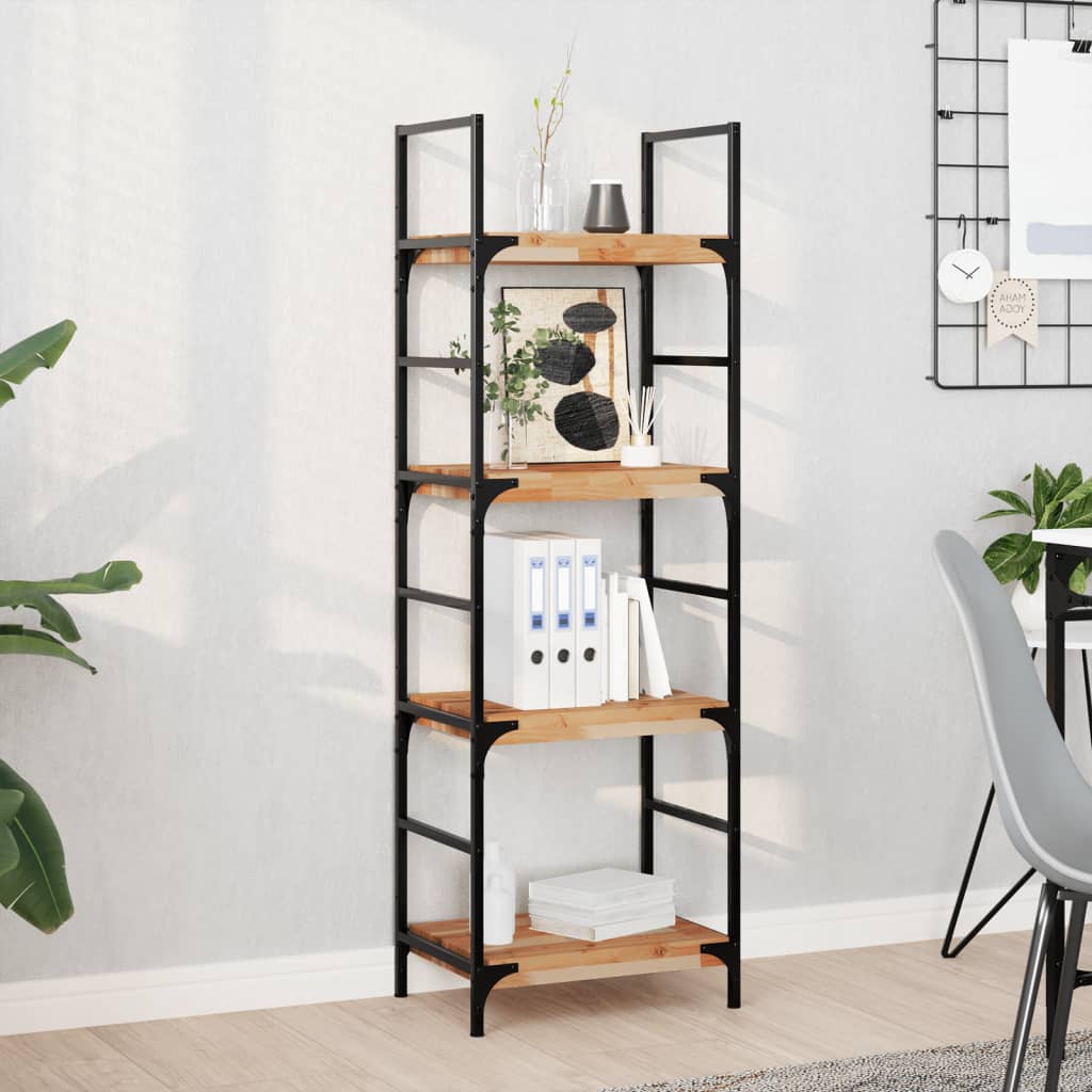 vidaXL Floating Shelf 60x30x4 cm Oil Finished Solid Wood Acacia