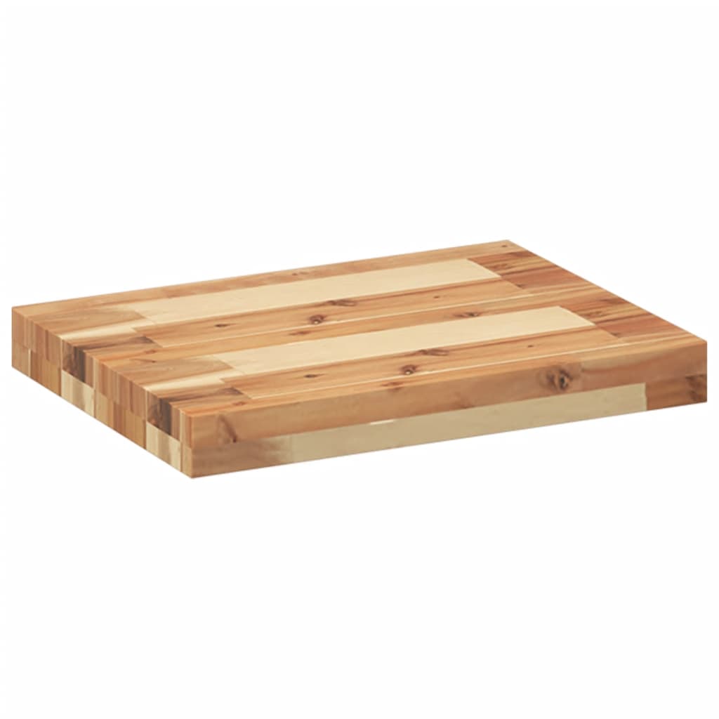 vidaXL Floating Shelves 4 pcs 60x30x4 cm Oil Finished Solid Wood Acacia