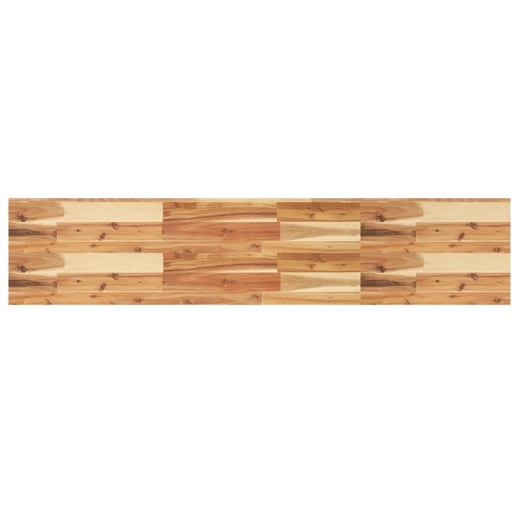 vidaXL Floating Shelves 3 pcs 140x30x4 cm Oil Finished Solid Wood Acacia