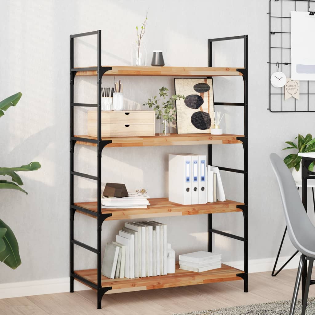 vidaXL Floating Shelf 100x40x4 cm Oil Finished Solid Wood Acacia